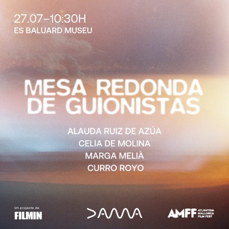 DAMA patrocina la mesa redonda de guionistas en el Atlàntida Mallorca Film Fest