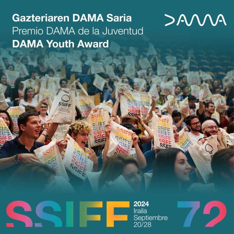 DAMA patrocinará el Premio DAMA de la Juventud en la 72ª edición del Festival de San Sebastián
