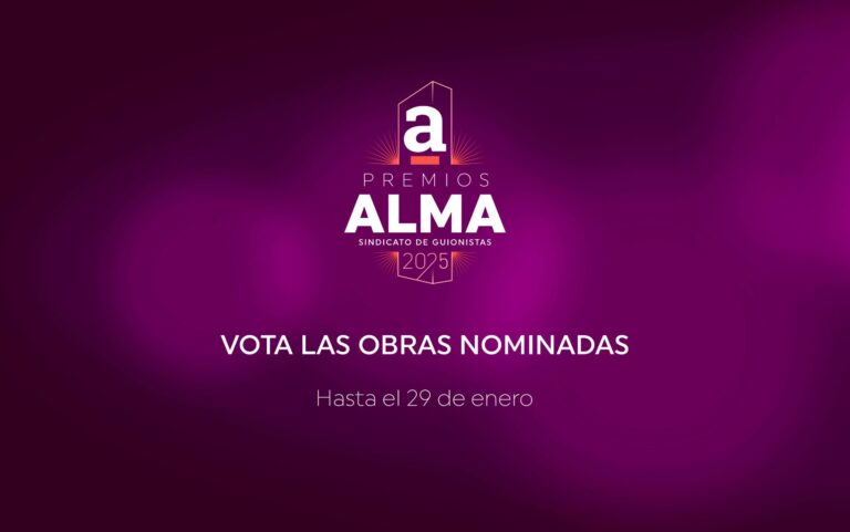 Los VIII Premios ALMA 2025 del Sindicato de Guionistas de España anuncian los guiones nominados