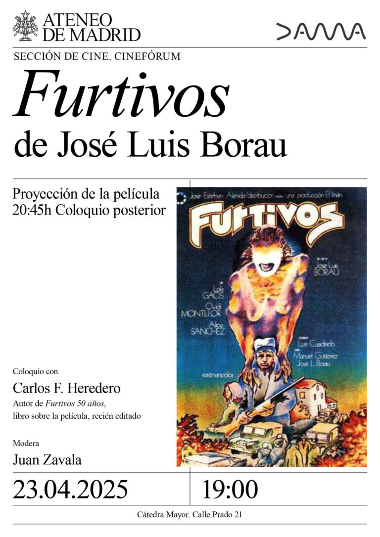 Cinefórum con Ateneo de Madrid: ‘Furtivos’