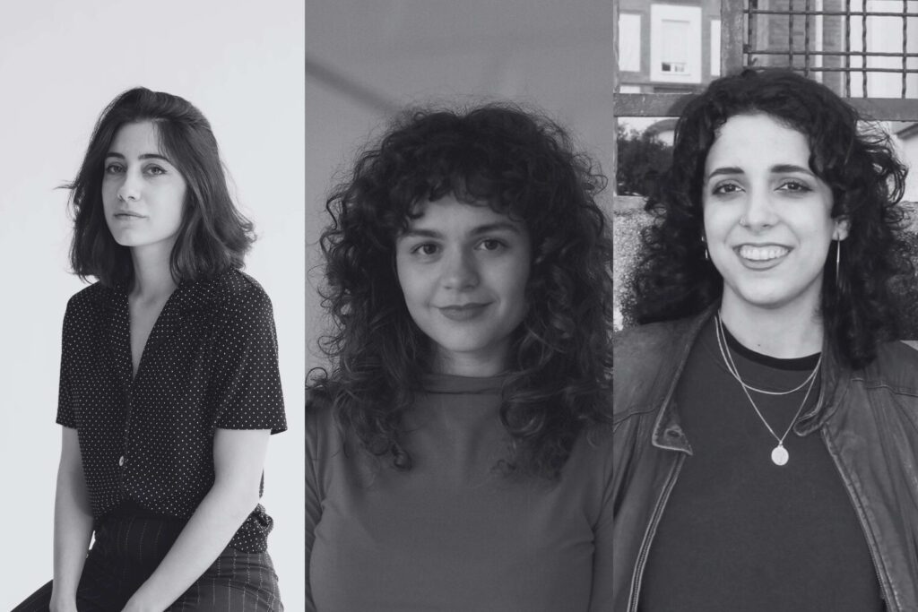 Alba Lozano, Paula Sánchez y María Herrera