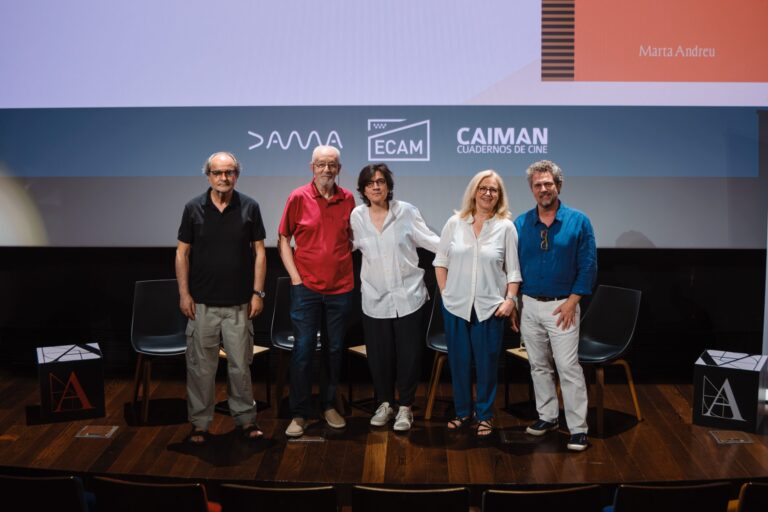 Presentación de ‘El cazador de mariposas’, nuevo libro de la colección Imprenta Dinámica, editada por ECAM y DAMA, con la colaboración de Caimán Cuadernos de Cine