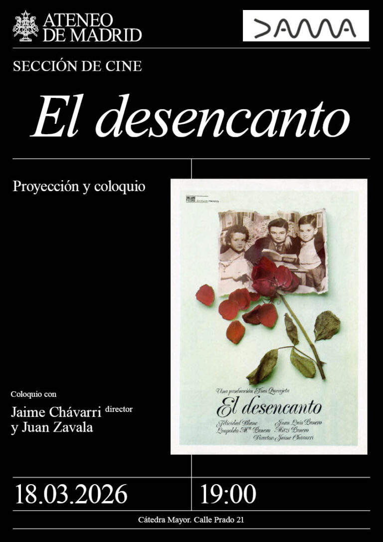Cinefórum con Ateneo de Madrid: ‘El desencanto’