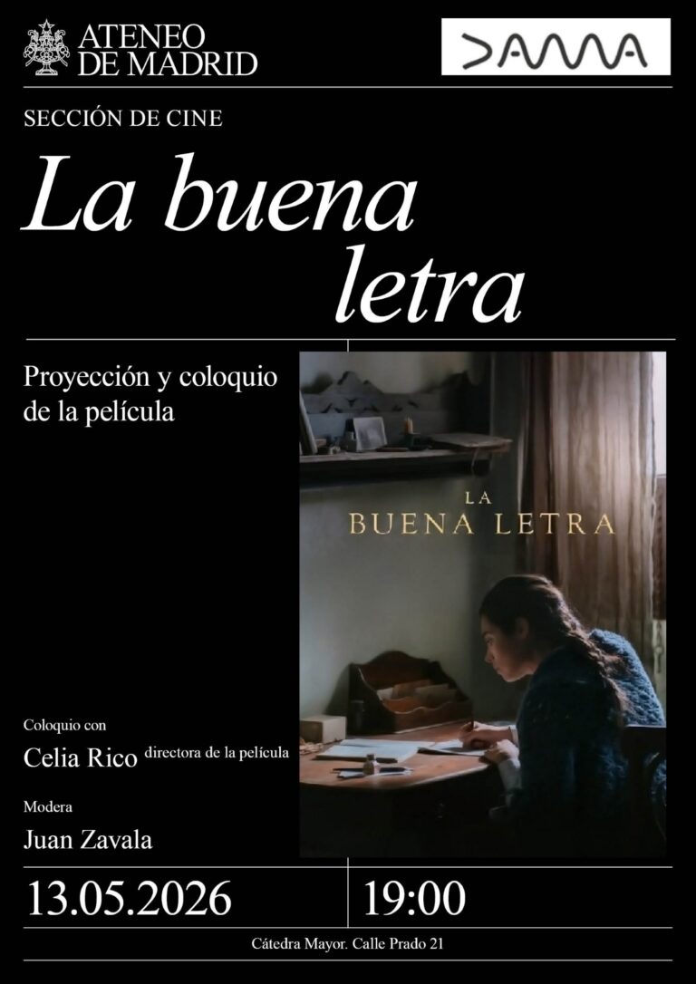 Cinefórum con Ateneo de Madrid: ‘La buena letra’