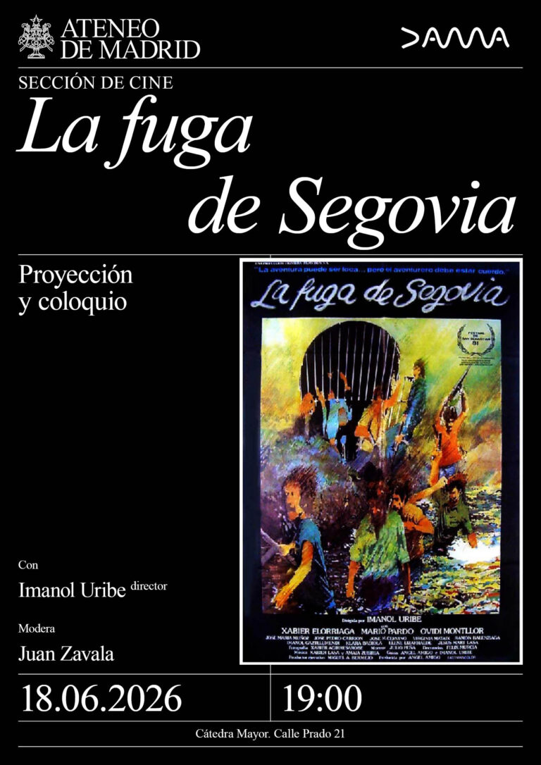 Cinefórum con Ateneo de Madrid: ‘La fuga de Segovia’