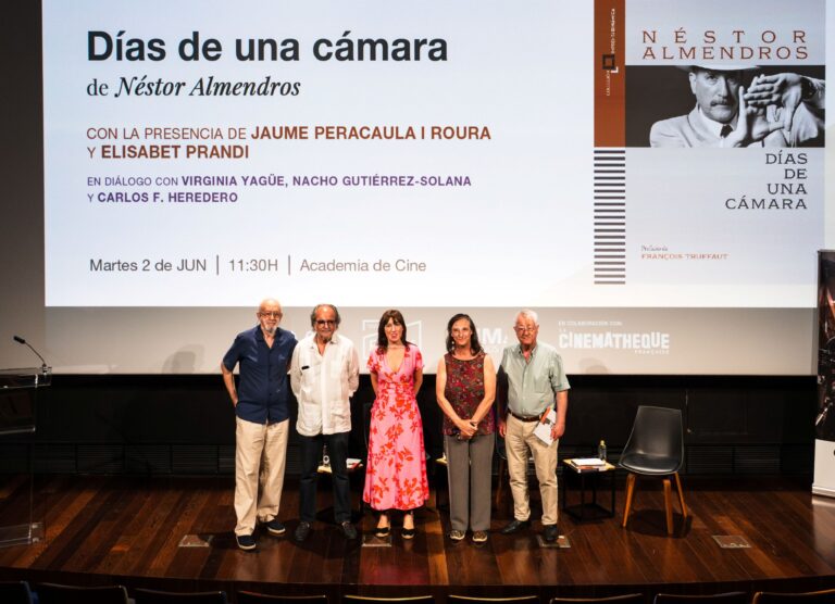 Presentación de ‘Días de una cámara’, nuevo libro de la colección Imprenta Dinámica, editada por DAMA y ECAM, con la colaboración de Caimán Cuadernos de Cine